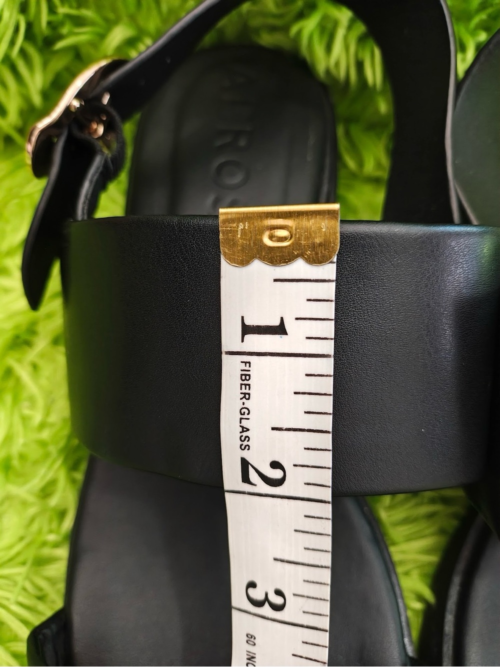 Comfy "Aerosoles" slingback square toe black sandals,9M - Picture 5 of 12